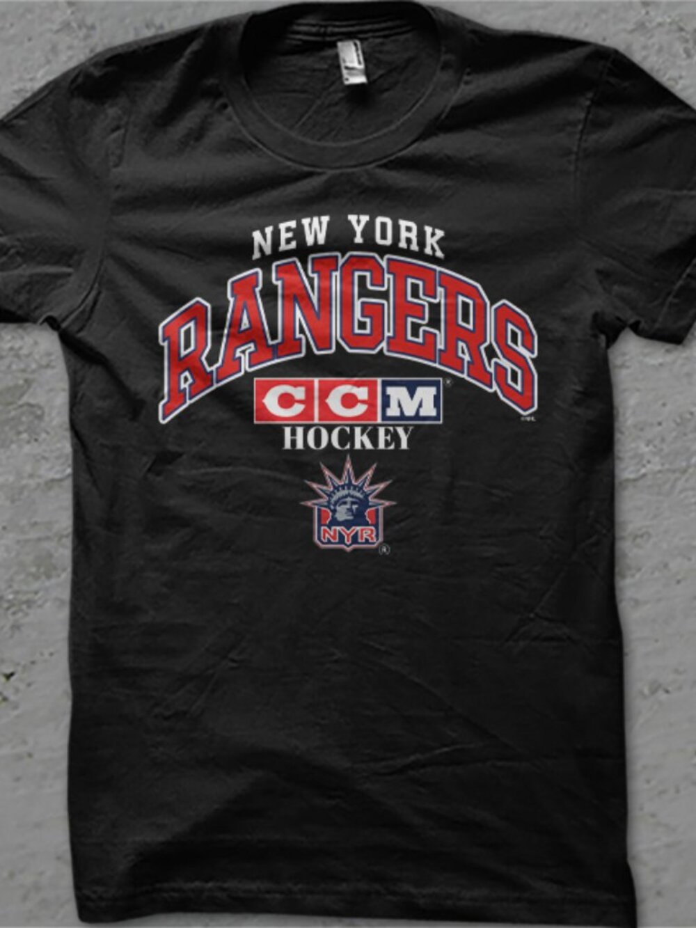 90s Vintage CCM New York Rangers Crewneck Shirt, Retro NHL NY Rangers Shirt Tee